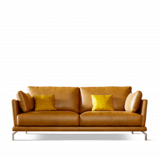 Leather sofa Beatrice